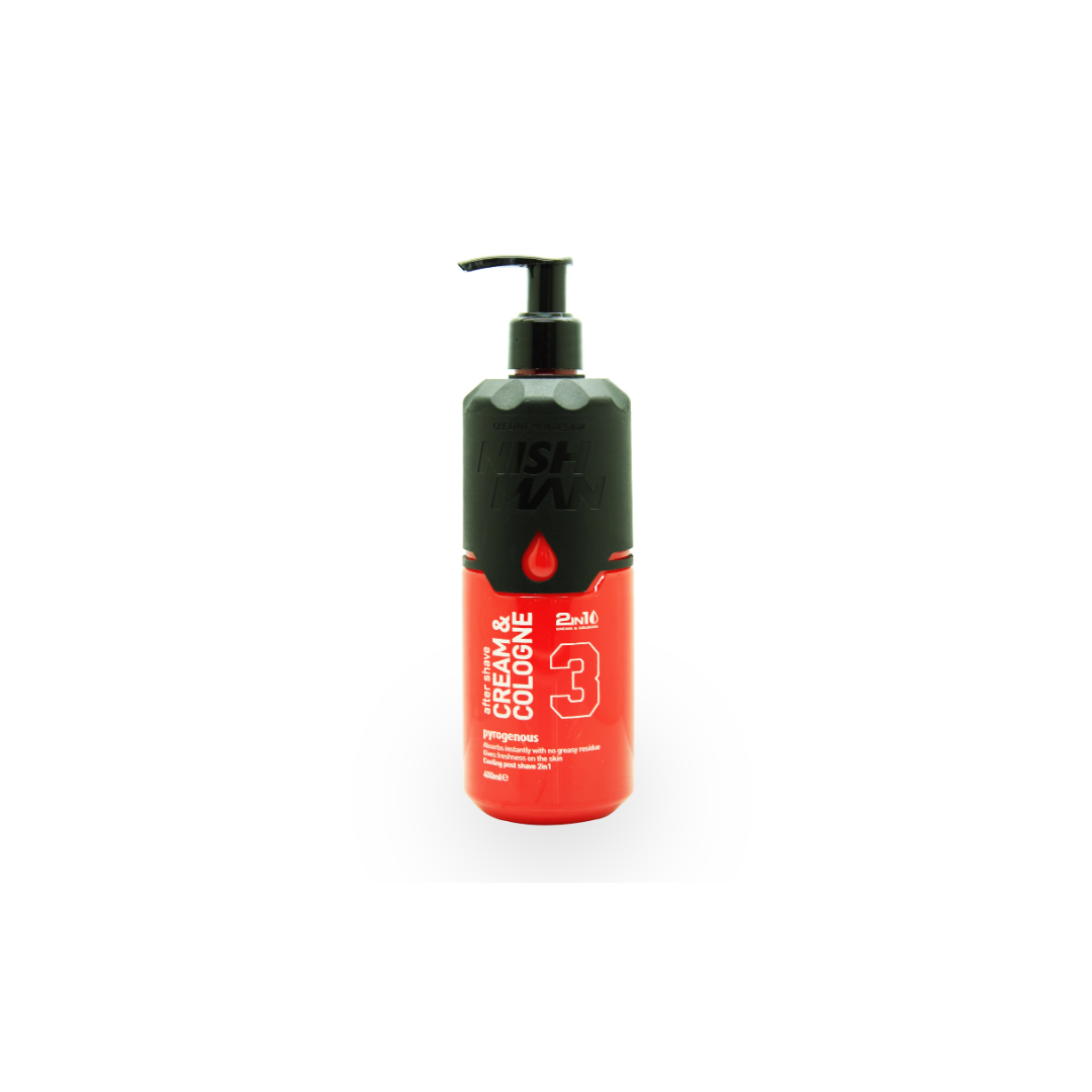 AFTER SHAVE CREAM AND COLOGNE 3 PYROGENOUS - NISHMAN